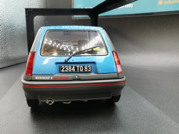 RENAULT 5 GT TURBO MK1 BLEU ALPINE 1985 SOLIDO 1/18 EME – Image 7