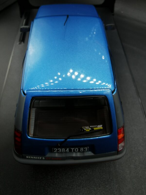 RENAULT 5 GT TURBO MK1 BLEU ALPINE 1985 SOLIDO 1/18 EME – Image 8