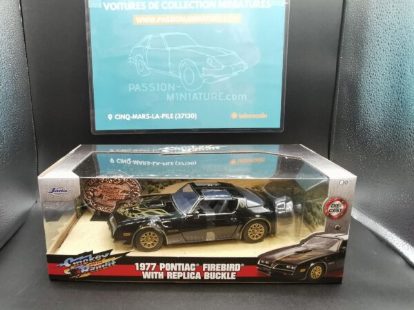 PONTIAC TRANS AM FIREBIRD 1977 BLACK JADA 1/24 EME – Image 2