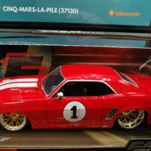 CHEVROLET CAMARO 1969 RED FAST & FURIOUS JADA 1/24 EME