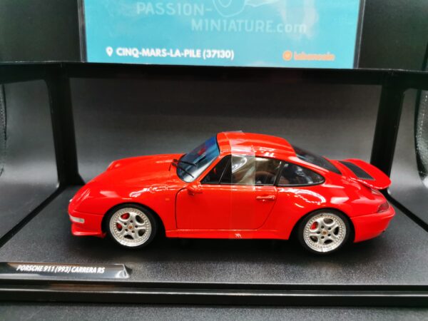 PORSCHE 911 993 CARRERA RS INDISCHROT 1997 SOLIDO 1/18 EME