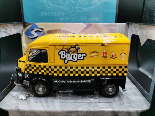 CITROEN TYPE HY NYC BURGERS 1969 SOLIDO 1/18 EME
