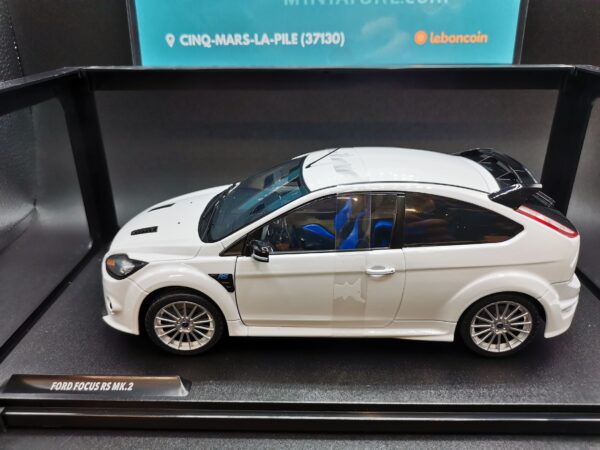 FORD FOCUS RS MK2 FROZEN WHITE 2009 SOLIDO 1/18 EME