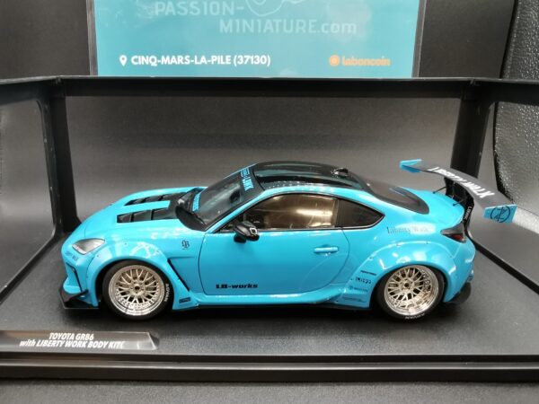 TOYOTA GR86 LBWK BODY KIT BABY BLUE 2024 SOLIDO 1/18 EME