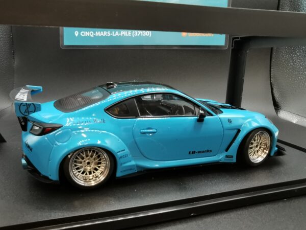 TOYOTA GR86 LBWK BODY KIT BABY BLUE 2024 SOLIDO 1/18 EME – Image 8