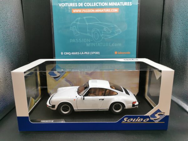 PORSCHE 911 930 3.0 SC WHITE 1974 SOLIDO 1/18 EME – Image 2