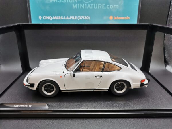 PORSCHE 911 930 3.0 SC WHITE 1974 SOLIDO 1/18 EME