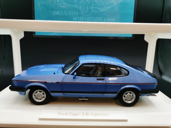 FORD CAPRI MKIII 2.8I RHD 1984 BLEU PARIS METALLISE NOREV 1/18 EME