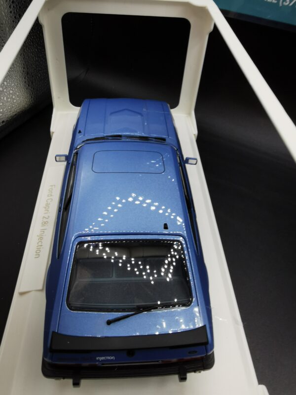 FORD CAPRI MKIII 2.8I RHD 1984 BLEU PARIS METALLISE NOREV 1/18 EME – Image 6