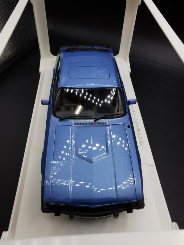 FORD CAPRI MKIII 2.8I RHD 1984 BLEU PARIS METALLISE NOREV 1/18 EME – Image 9