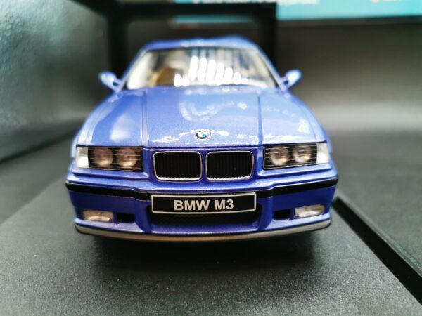 BMW E36 COUPE M3 BLUE 1990 SOLIDO 1/18 EME – Image 5