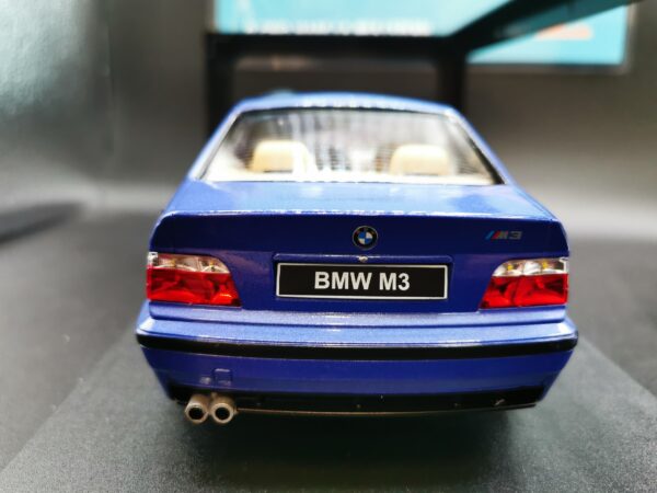 BMW E36 COUPE M3 BLUE 1990 SOLIDO 1/18 EME – Image 6