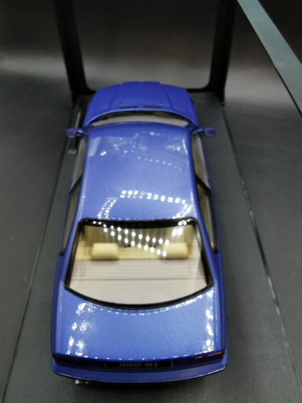 BMW E36 COUPE M3 BLUE 1990 SOLIDO 1/18 EME – Image 7
