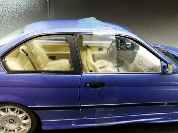 BMW E36 COUPE M3 BLUE 1990 SOLIDO 1/18 EME – Image 9