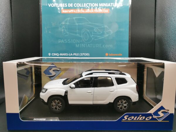 DACIA DUSTER MK2 WHITE 2024 SOLIDO 1/18 EME – Image 2