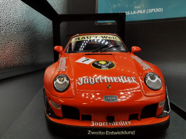 PORSCHE 911 RWB JAGERMEISTER ORANGE 2020 SOLIDO 1/18 EME – Image 5