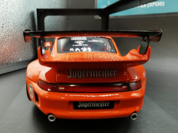 PORSCHE 911 RWB JAGERMEISTER ORANGE 2020 SOLIDO 1/18 EME – Image 6