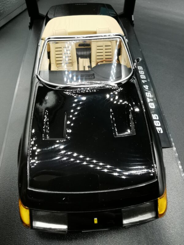 FERRARI 365 GTS DAYTONA SPYDER 1969 NOIRE MIAMI VICE KKSCALES 1/18 EME – Image 8