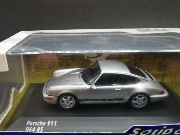 PORSCHE 911 964 RS SILVER SOLIDO 1/43 EME