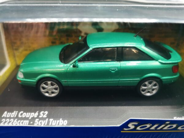 AUDI COUPE S2 CRICKETGRUN 2226CCM 5 CYL TURBO SOLIDO 1/43 EME