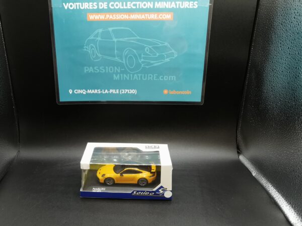 PORSCHE 911992 GT3 SIGNAL YELLOW SOLIDO 1/43 EME – Image 2