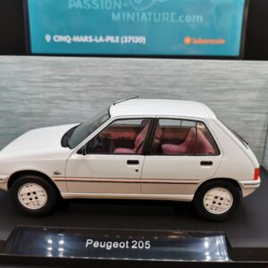 PEUGEOT 205 LACOSTE WHITE 1984 MODELCAR 1/18 EME