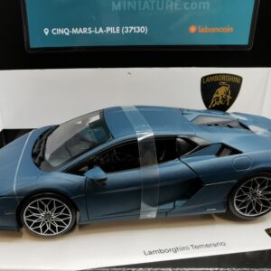 LAMBORGHINI TEMERARIO 2024 BLEU BURAGO 1/18 EME