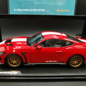 FORD MUSTANG SHELBY SUPER SNAKE RACE RED 2024 SOLIDO 1/18 EME