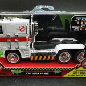 OPTIMUS PRIME G1 TRANSFORMERS X ECTO 1 WHITE JADA 1/32 EME