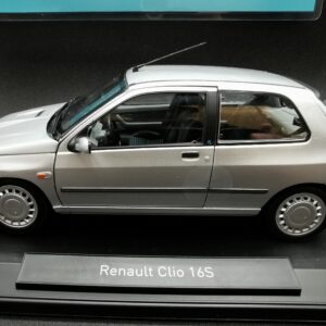 RENAULT CLIO 16S ICEBERG GREY 1992 NOREV 1/18 EME