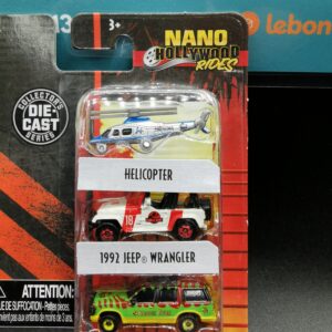 SET DE 3 VOITURES NANO JURASSIC WORLD JADA