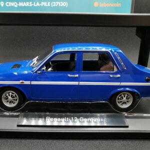 RENAULT 12 GORDINI SANS PARE-CHOCS 1971 BLEU DE FRANCE N0REV 1/18 EME