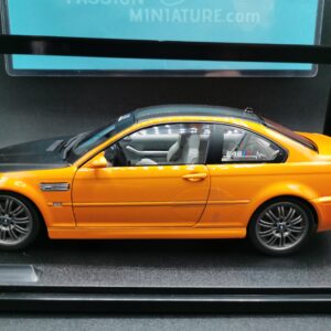 BMW E46 M3 SOLIDO WORKS ORANGE 2000 SOLIDO 1/18 EME