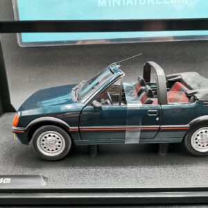 PEUGEOT 205 CTI GREEN METALLIC 1986 SOLIDO 1/18 EME