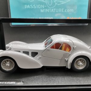 BUGATTI TYPE 57 SC ATLANTIC MAT SILVER 1937 SOLIDO 1/18 EME