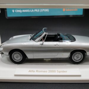 ALFA ROMEO 2000 SPIDER 1978 SILVER NOREV 1/18 EME