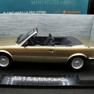 BMW 325I E30 CABRIOLET 1985 BAHAMAS MODELCAR 1/18 EME