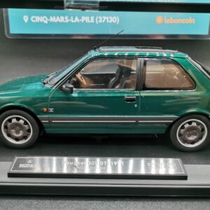 PEUGEOT 309 GTI 1991 GOODWOOD GREEN NOREV COLLECTORS 1/18 EME