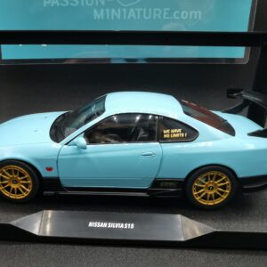 NISSAN SILVIA S15 SOLIDO WORKS BABY BLUE 1999 1/18 EME