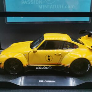 PORSCHE 911 RWB CINDERELLA YELLOW SOLIDO WORKS 1/18 EME
