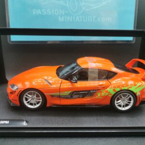 TOYOTA GR SUPRA ORANGE TRIBUTE 2024 SOLIDO 1/18 EME