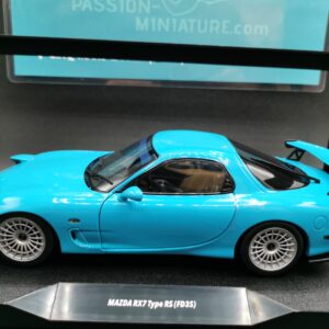 MAZDA RX7 TYPE RS FD3S NEON BLUE 1994 SOLIDO WORKS 1/18 EME
