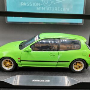 HONDA CIVIC EG6 NEON GREEN 1991 SOLIDO WORKS 1/18 EME