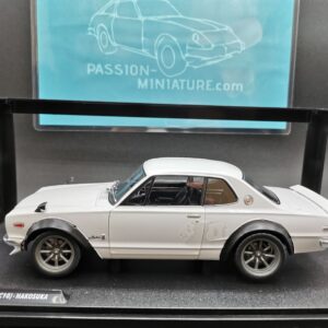 NISSAN SKYLINE C10 HAKOSUKA SOLIDO WORKS WHITE 1970 1/18 EME