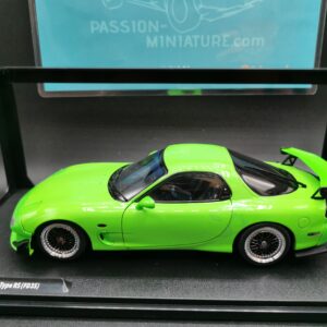 MAZDA RX7 FD3RS SOLIDO WORKS NEON GREEN 1999 1/18 EME