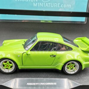 PORSCHE 911 964 CARRERA RS STREETFIGHTERS GREEN METALLIC 1990 SOLIDO 1/18 EME