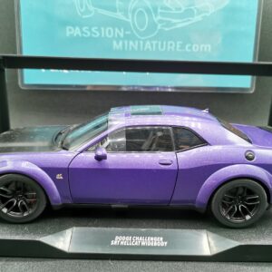 DODGE CHALLENGER HELLCAT SRT WIDEBODY STREETFIGHTERS PLUM CRAZY 2023 SOLIDO 1/18 EME