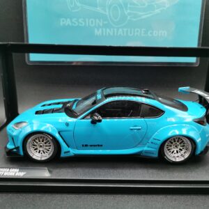 TOYOTA GR86 WITH LIBERTY WORK BODY BABY BLUE 2024 SOLIDO 1/18 EME