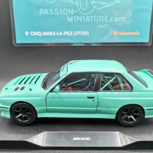 BMW M3 E30 TIFFANY BLUE CUSTOM 1990 SOLIDO 1/18 EME