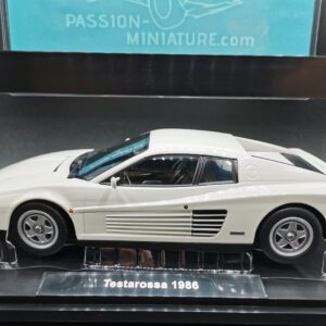 FERRARI TESTAROSSA 1986 BLANC KKSCALE 1/18 EME